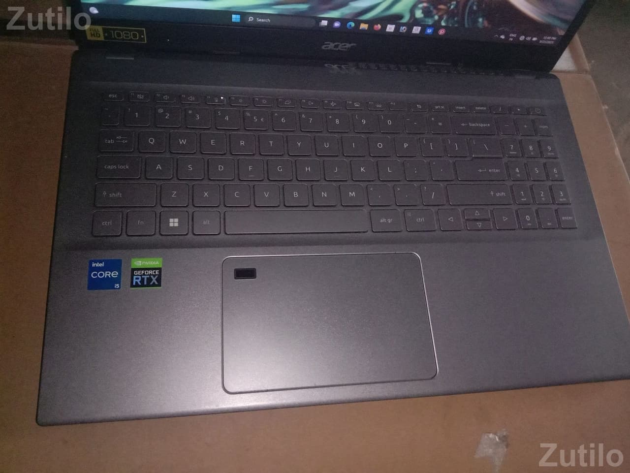 Acer i5 12th Gen Laptop 8GB 512GB SSD RTX Acer i5 12th Gen Laptop 8GB 512GB SSD RTX