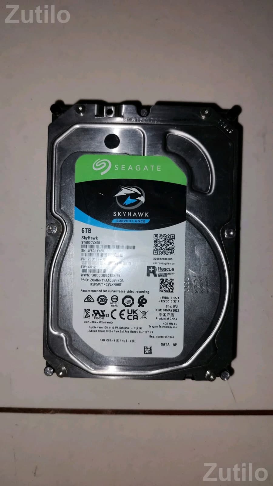 Seagate SkyHawk 6TB SATA Hard Disk Seagate SkyHawk 6TB SATA Hard Disk
