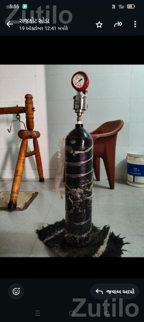 Lemon Soda Machine Setup with Gas Cylinder Lemon Soda Machine Setup with Gas Cylinder