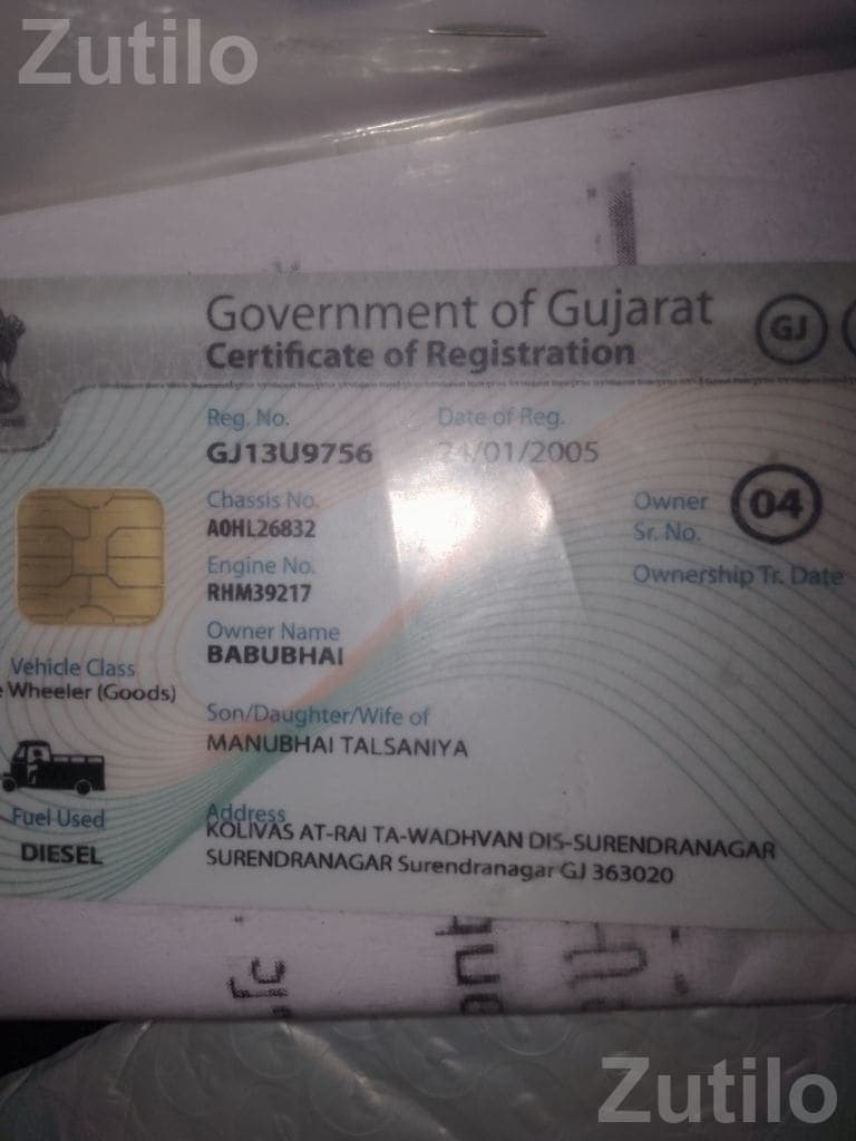 Loading Rickshaw Diesel 2005 Goods 3 Wheeler Loading Rickshaw Diesel 2005 Goods 3 Wheeler