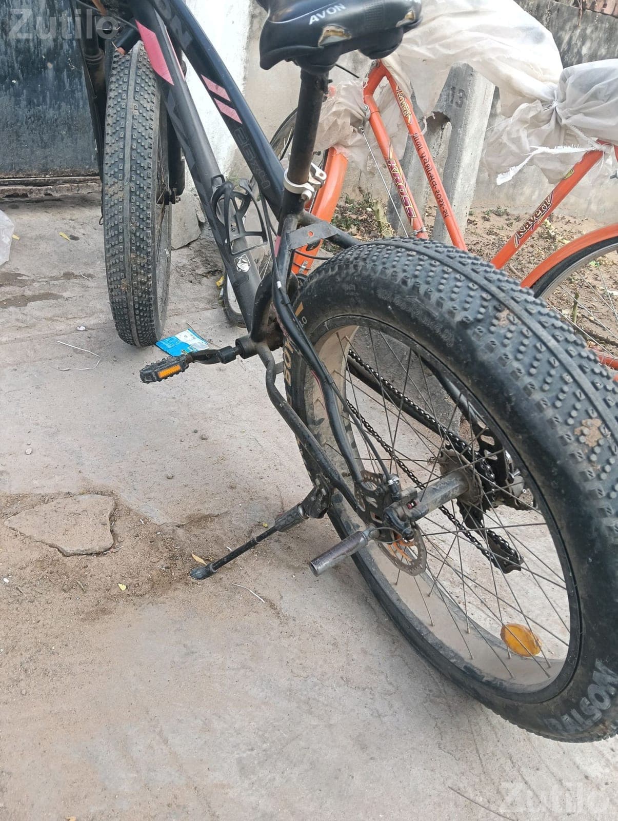 Black and Red Fat Tyre Adult Bicycle Black and Red Fat Tyre Adult Bicycle