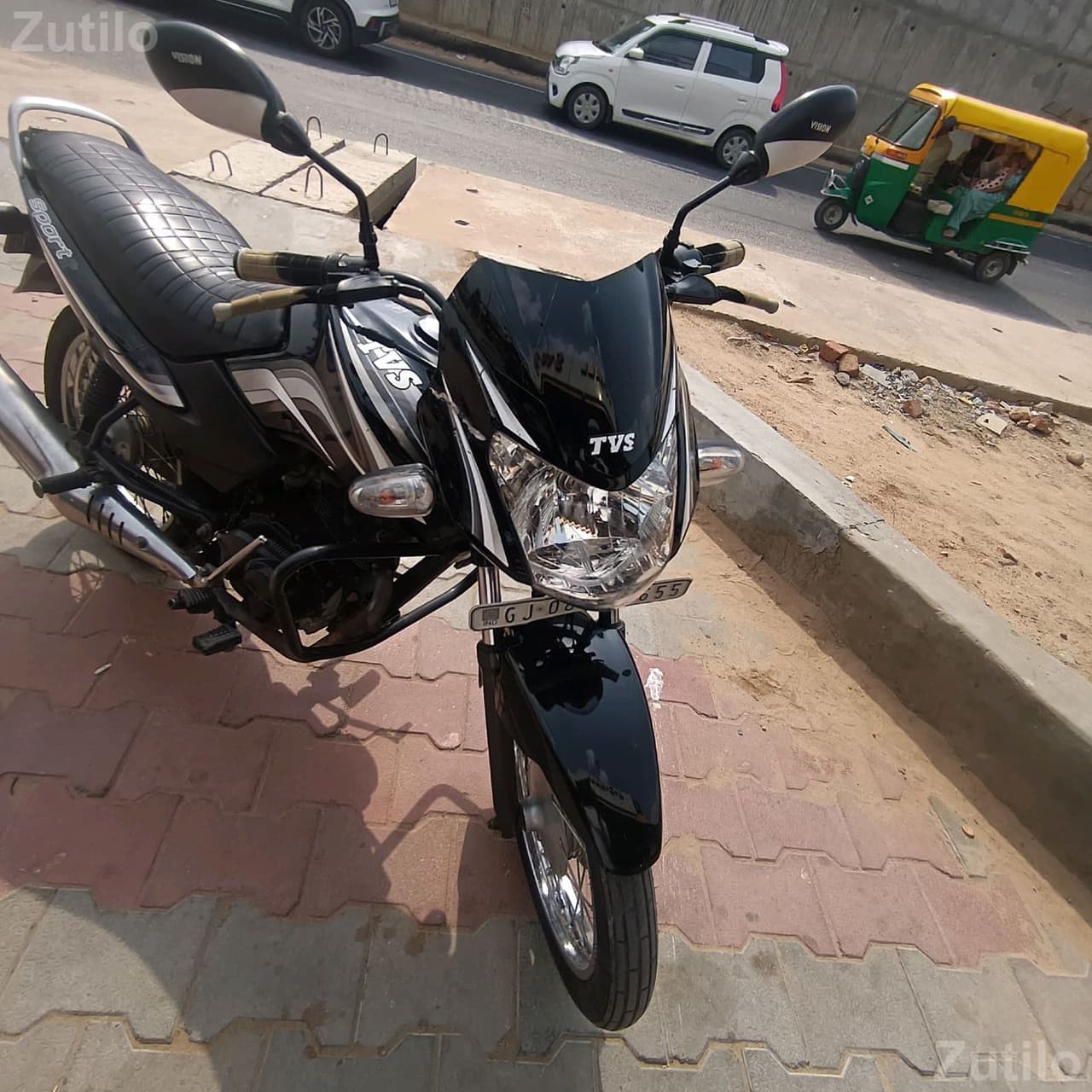 TVS Sport Black Motorcycle TVS Sport Black Motorcycle