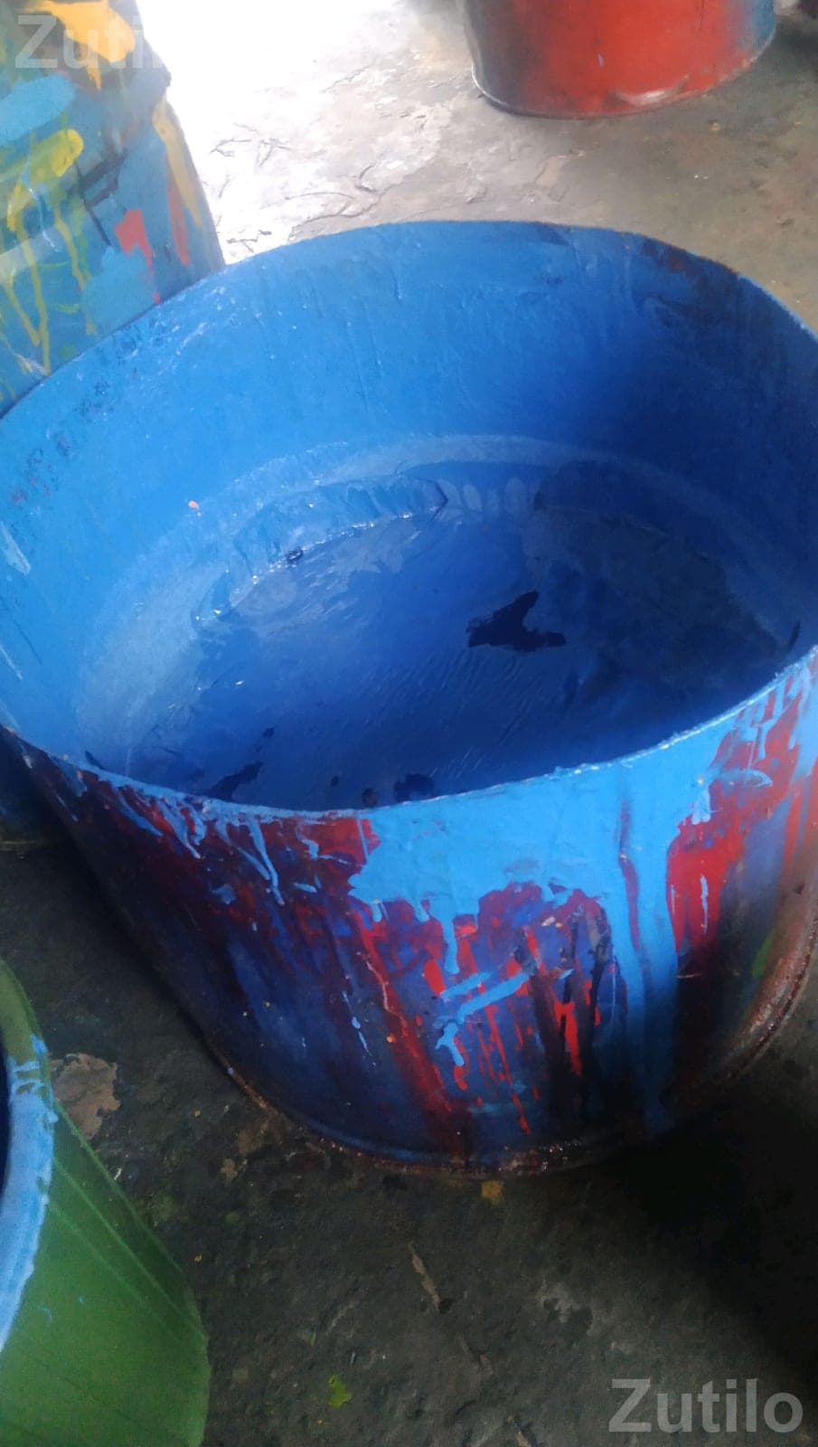 Blue Oil Paint Color Blue Oil Paint Color