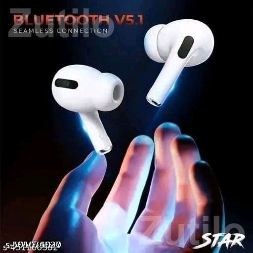 A10 TWS Bluetooth 5.1 Wireless Earbuds White A10 TWS Bluetooth 5.1 Wireless Earbuds White