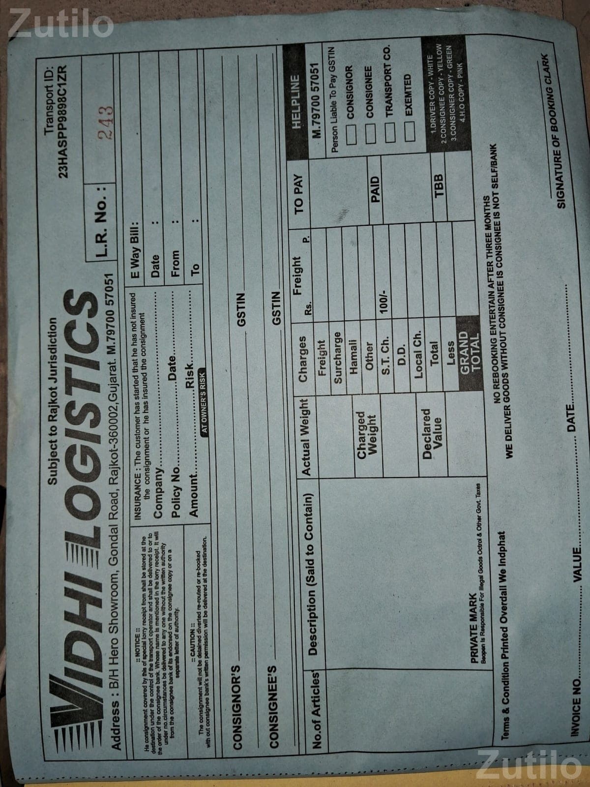 Household Logistics and Transport Service Household Logistics and Transport Service