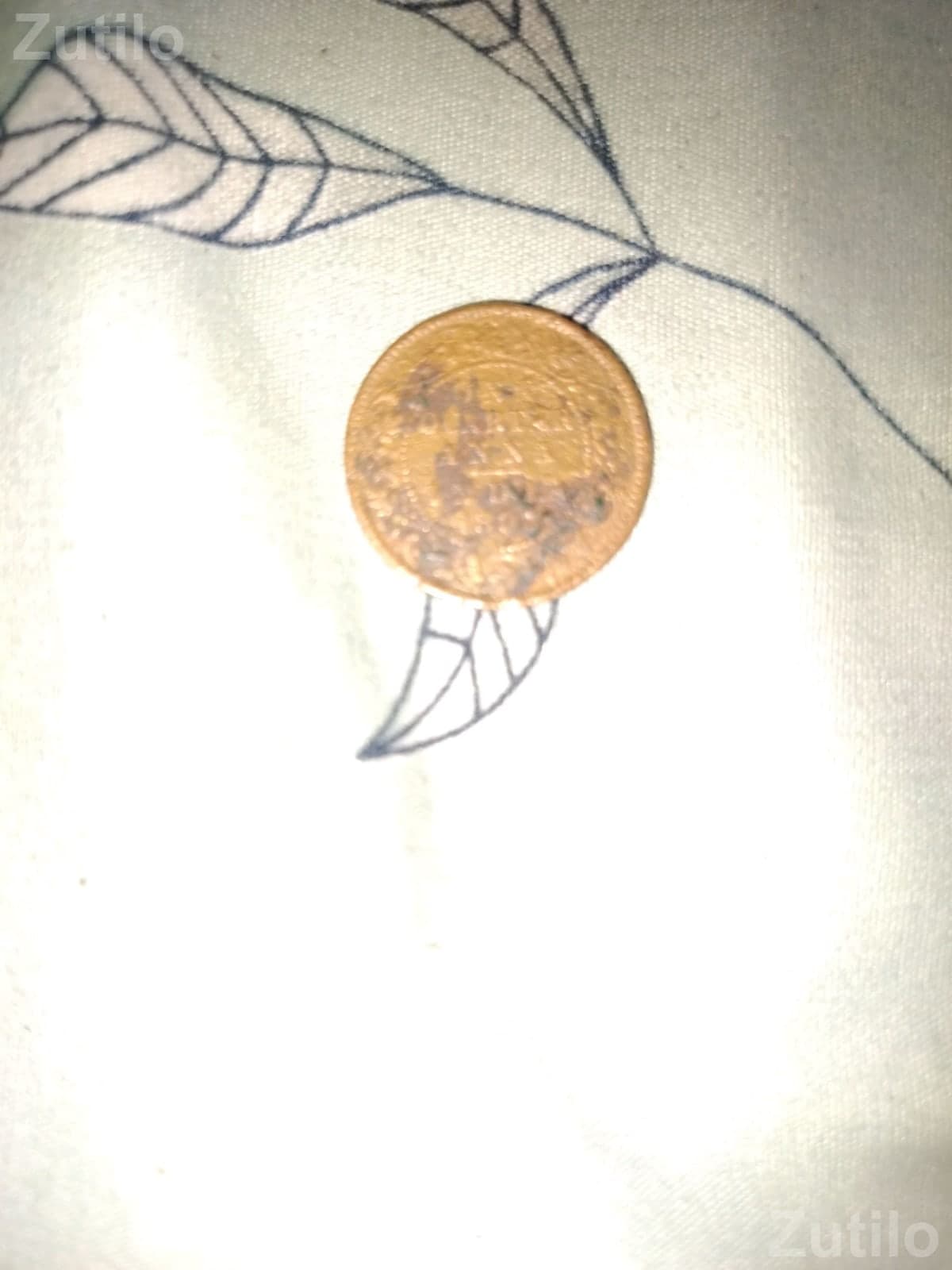 1892 India One Quarter Anna Coin 1892 India One Quarter Anna Coin