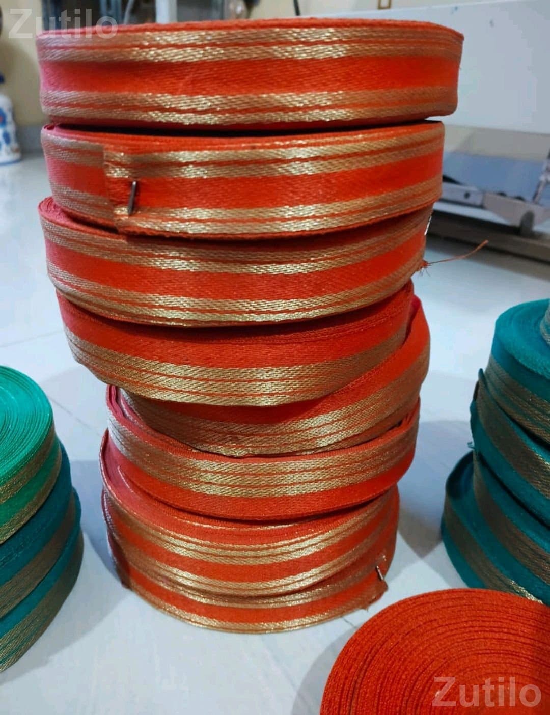 Decorative Lace Patti Ribbon Roll 45 Meter Decorative Lace Patti Ribbon Roll 45 Meter