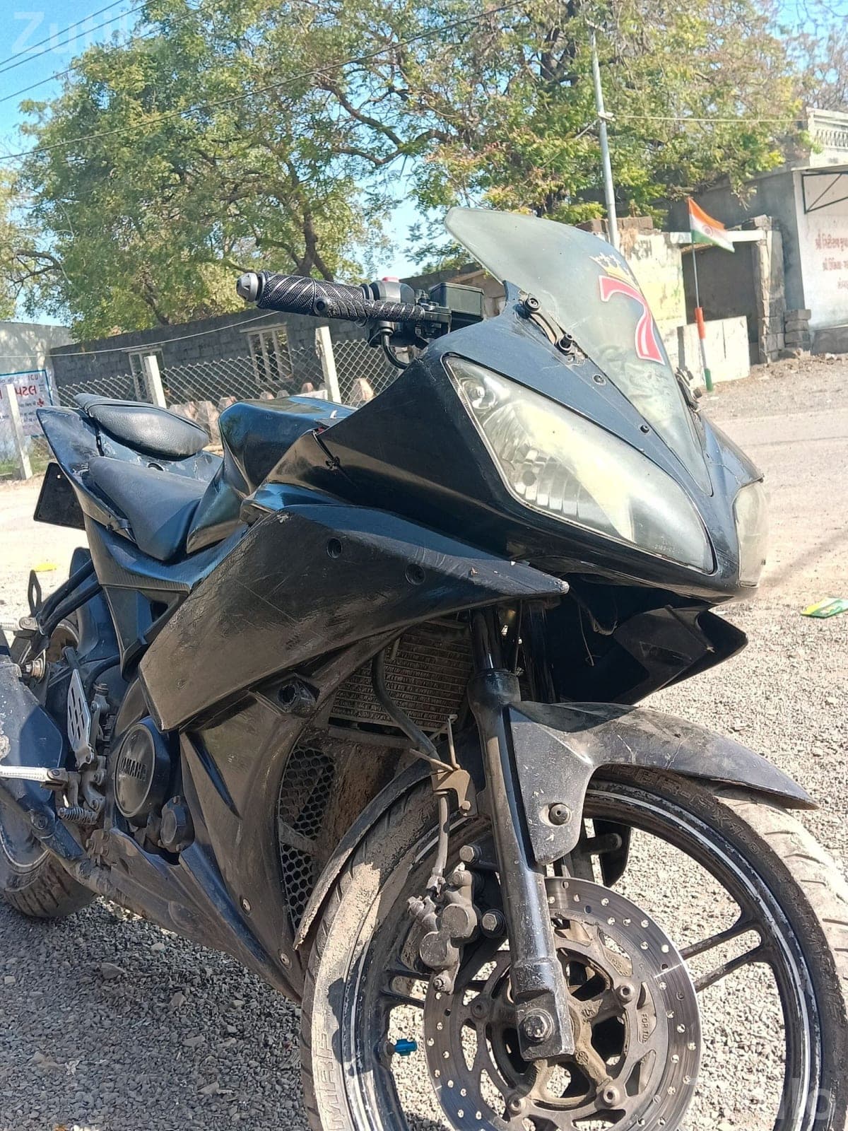 Yamaha Sports Bike in Black Yamaha Sports Bike in Black