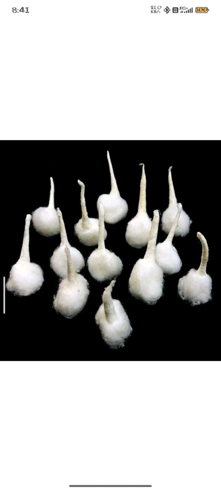 Handmade White Cotton Temple Decor Set Handmade White Cotton Temple Decor Set