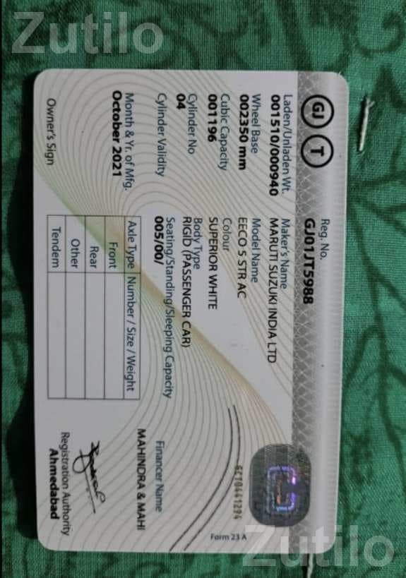 2022 Maruti Suzuki Eeco 5 Seater AC Heater 2022 Maruti Suzuki Eeco 5 Seater AC Heater